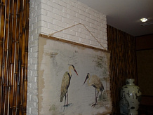Пример отделки стен под старый кирпич фото 40