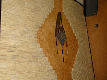 Пример оформления интерьера камнем Терскол фото 11