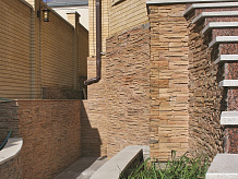 Пример оформления интерьера камнем Терскол фото 29